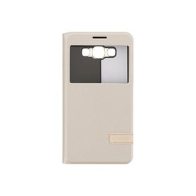 Pouzdro USAMS Muge S-View Gold Samsung E7